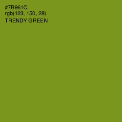 #7B961C - Trendy Green Color Image