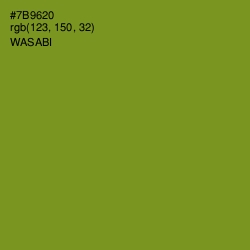 #7B9620 - Wasabi Color Image