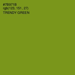 #7B971B - Trendy Green Color Image