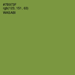 #7B973F - Wasabi Color Image