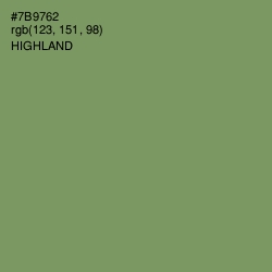 #7B9762 - Highland Color Image