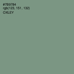 #7B9784 - Oxley Color Image
