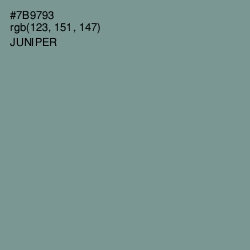#7B9793 - Juniper Color Image