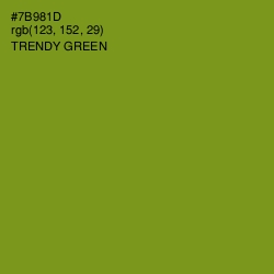 #7B981D - Trendy Green Color Image