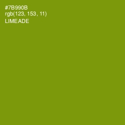 #7B990B - Limeade Color Image