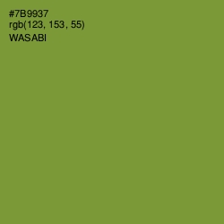 #7B9937 - Wasabi Color Image