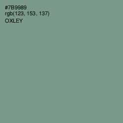 #7B9989 - Oxley Color Image