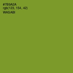 #7B9A2A - Wasabi Color Image