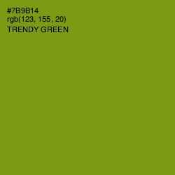 #7B9B14 - Trendy Green Color Image