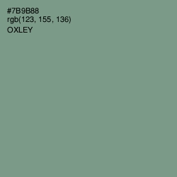 #7B9B88 - Oxley Color Image