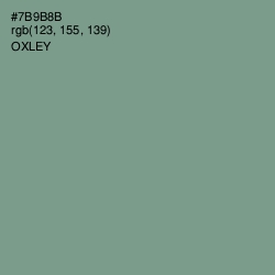 #7B9B8B - Oxley Color Image