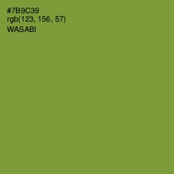 #7B9C39 - Wasabi Color Image
