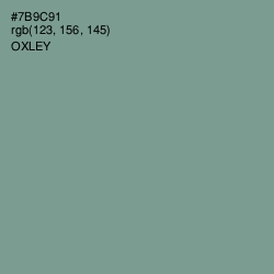 #7B9C91 - Oxley Color Image