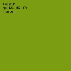 #7B9D11 - Limeade Color Image