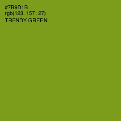 #7B9D1B - Trendy Green Color Image