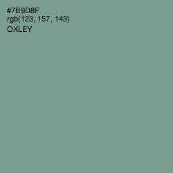 #7B9D8F - Oxley Color Image