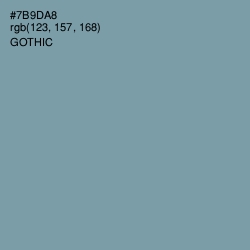 #7B9DA8 - Gothic Color Image