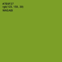 #7B9F27 - Wasabi Color Image