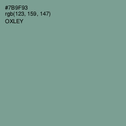 #7B9F93 - Oxley Color Image