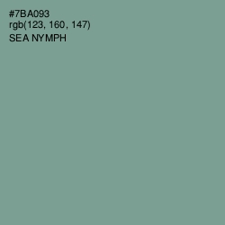 #7BA093 - Sea Nymph Color Image