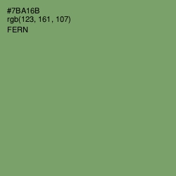 #7BA16B - Fern Color Image