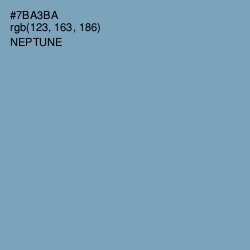 #7BA3BA - Neptune Color Image