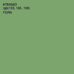 #7BA56D - Fern Color Image