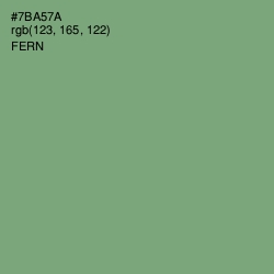 #7BA57A - Fern Color Image