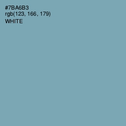 #7BA6B3 - Gumbo Color Image
