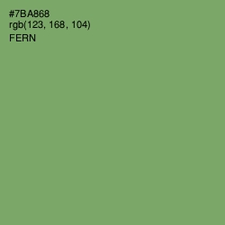 #7BA868 - Fern Color Image