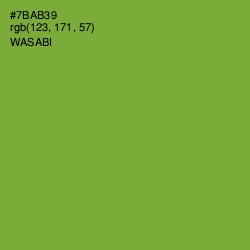 #7BAB39 - Wasabi Color Image