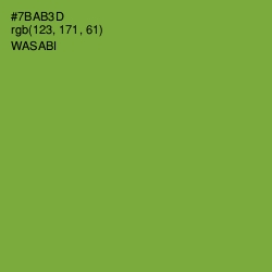 #7BAB3D - Wasabi Color Image