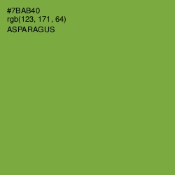 #7BAB40 - Asparagus Color Image