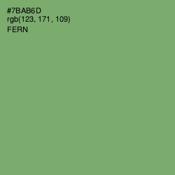 #7BAB6D - Fern Color Image