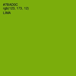 #7BAD0C - Lima Color Image