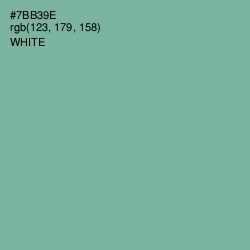 #7BB39E - Sea Nymph Color Image