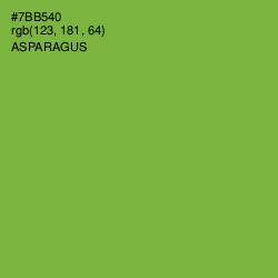 #7BB540 - Asparagus Color Image