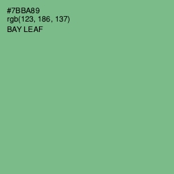 #7BBA89 - Bay Leaf Color Image