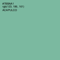 #7BBAA1 - Acapulco Color Image