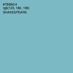 #7BBAC4 - Shakespeare Color Image