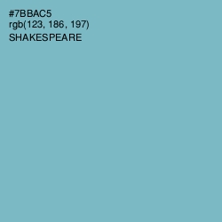 #7BBAC5 - Shakespeare Color Image