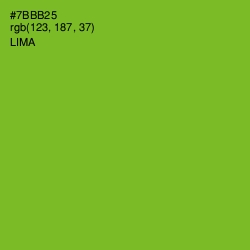 #7BBB25 - Lima Color Image