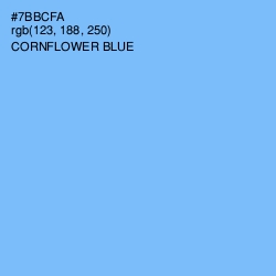 #7BBCFA - Cornflower Blue Color Image