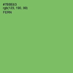 #7BBE63 - Fern Color Image