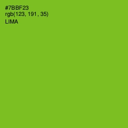 #7BBF23 - Lima Color Image