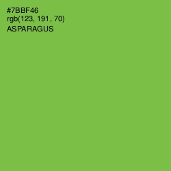 #7BBF46 - Asparagus Color Image