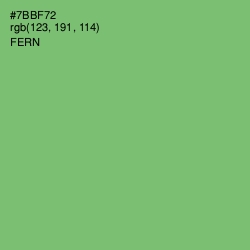 #7BBF72 - Fern Color Image