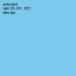 #7BC9ED - Malibu Color Image