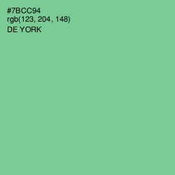 #7BCC94 - De York Color Image