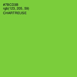 #7BCD3B - Chartreuse Color Image